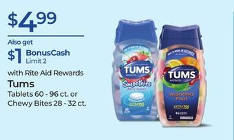 Rite Aid Tums offer
