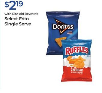 Rite Aid Select frito single serve offer