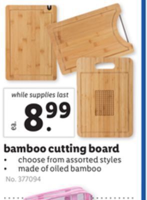 Lidl Bamboo cutting board offer
