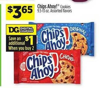 Dollar General Chips ahoy! cookies offer