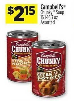 Dollar General Campbell's chunky soup offer