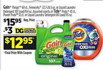 Dollar General Gain or tide offer