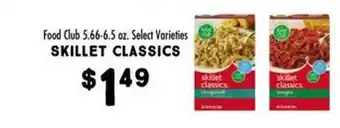 Maceys Food club skillet classics offer