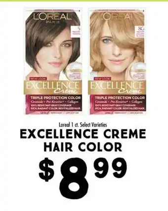 Maceys Loreal excellence creme hair color offer