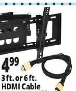 Ocean State Job Lot Hdmi cable offer