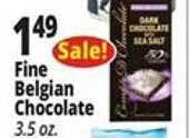 Ocean State Job Lot Fine belgian chocolate offer