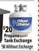 Ocean State Job Lot Propane tank exchange blue rhino offer