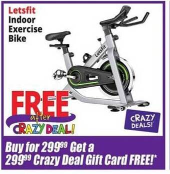Ocean State Job Lot Letsfit indoor exercise bike offer