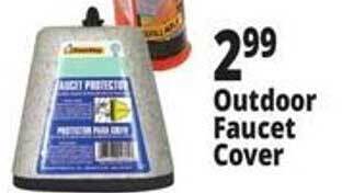 Ocean State Job Lot Outdoor faucet cover offer