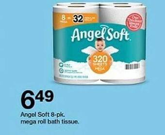 Target Angel soft mega roll bath tissue offer
