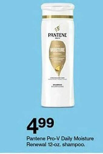 Target Pantene pro-v daily moisture renewal shampoo offer