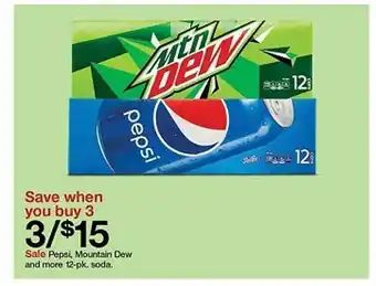Target Pepsi, mountain dew offer