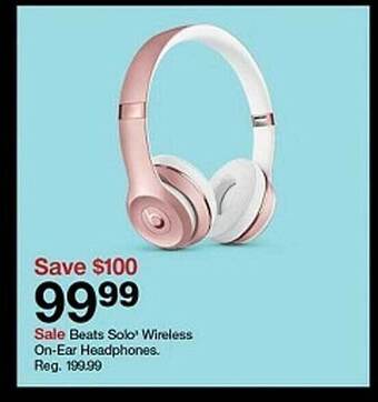 Target Beats solo wireless on-ear headphones offer