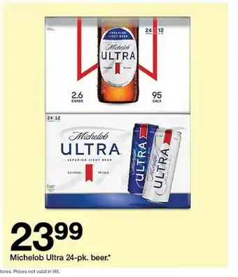 Target Michelob ultra beer offer