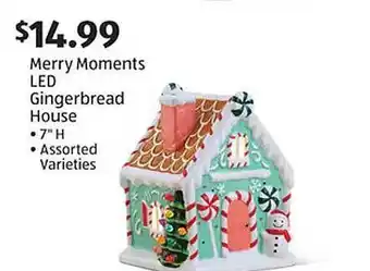 Aldi Merry moments led gingerbread house offer