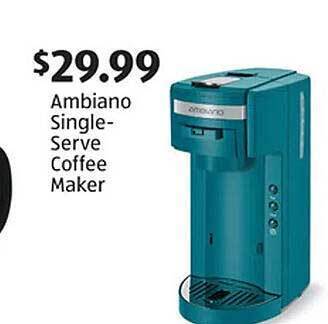 Aldi Ambiano single-serve coffee maker offer