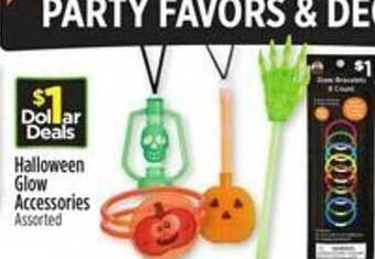 Dollar General Halloween glow accessories offer