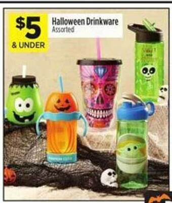 Dollar General Halloween drinkware assorted offer
