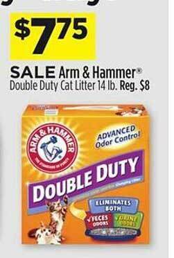 Dollar General Arm & hammer double duty cat litter offer