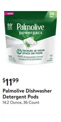 Walmart Palmolive dishwasher detergent pods offer