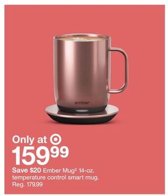 Target Ember mug² 14-oz. temperature control smart mug offer