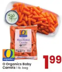 Albertsons O Organic Baby Carrots 1 lb. bag offer