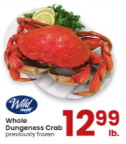 Albertsons Whole Dungeness Crab offer