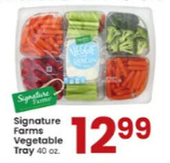 Albertsons Signature Farms Vegetable Tray 40 oz. offer