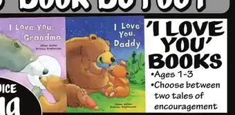 Ollie's 'i love you' books offer