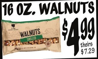Ollie's 16 oz. walnuts offer