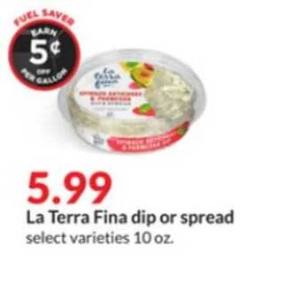 Hy-Vee La terra fina dip or spread offer