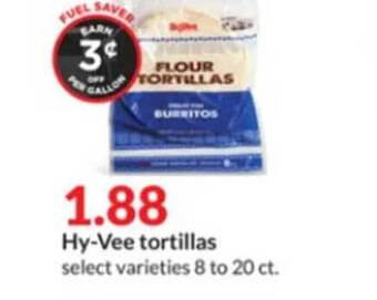 Hy-Vee Hy-vee flour tortillas offer