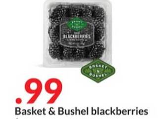 Hy-Vee Basket & bushel blackberries offer