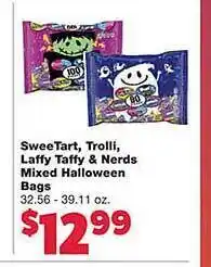 Sun Mart Swee tart, trolli, laffy taffy & nerds mixed halloween bags offer