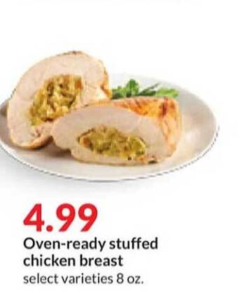 Hy-Vee Oven-ready stuffed chicken breast offer