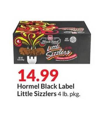 Hy-Vee Hormel black label little sizzlers offer