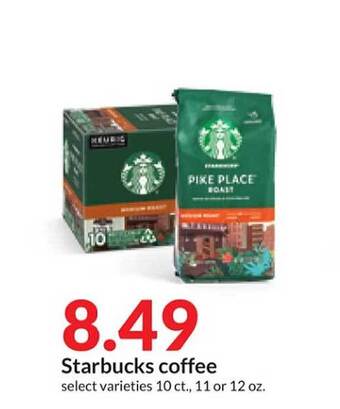 Hy-Vee Starbucks coffee offer