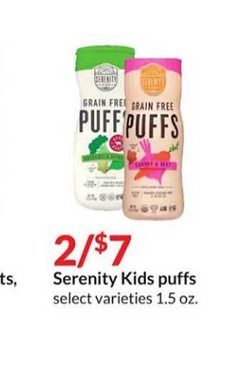Hy-Vee Serenity kids puffs offer