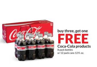 Hy-Vee Coca-cola products offer
