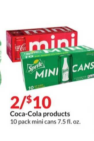Hy-Vee Coca-cola products offer