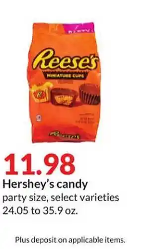Hy-Vee Reese's hershey's candy offer