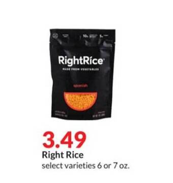 Hy-Vee Right rice offer