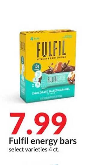 Hy-Vee Fulfil energy bars offer