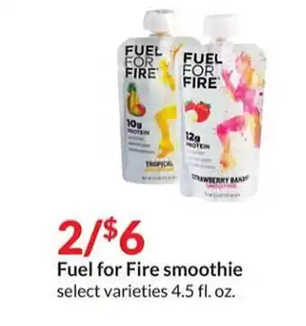 Hy-Vee Fuel for fire smoothie offer