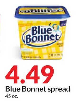 Hy-Vee Blue bonnet spread offer
