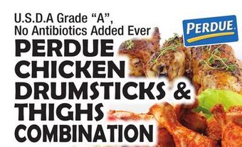 Bravo Supermarkets Perdue chicken drumsticks & thighs combination offer
