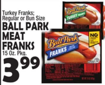 Bravo Supermarkets Ball park meat franks offer