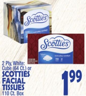 Bravo Supermarkets Scotties facial tissues offer