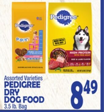 Bravo Supermarkets Pedigree dry dog food offer