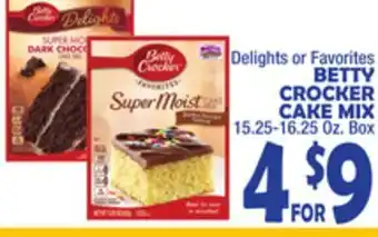Bravo Supermarkets Betty crocker cake mix offer